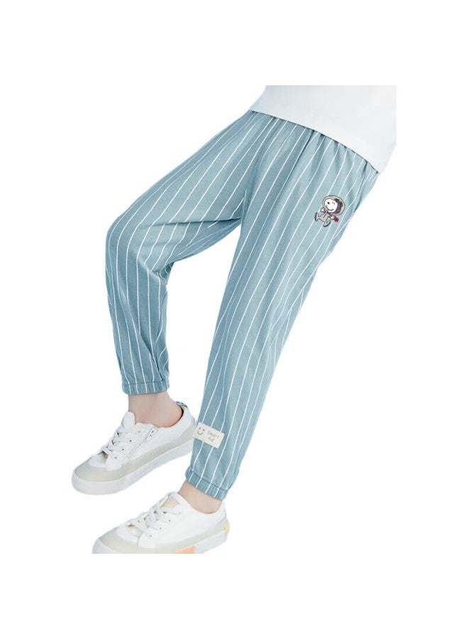Snoopy Boys' Mosquito-Repellent Pants Children'S Summer Thin Casual Pants Teenagers Comfortable Breathable Cotton Long Pants - Image 3