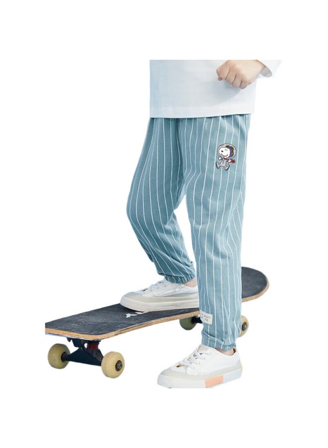 Snoopy Boys' Mosquito-Repellent Pants Children'S Summer Thin Casual Pants Teenagers Comfortable Breathable Cotton Long Pants - Image 2
