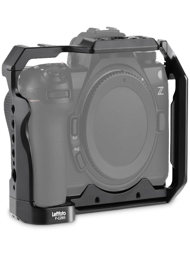 Leftfoto Camera Cage for Nikon Z6III/Z5/Z6/Z7/Z6II/Z7II,Camera Protection Frame Rig with Arca Base,Video Cage for Vlog Video Shooting - Image 1