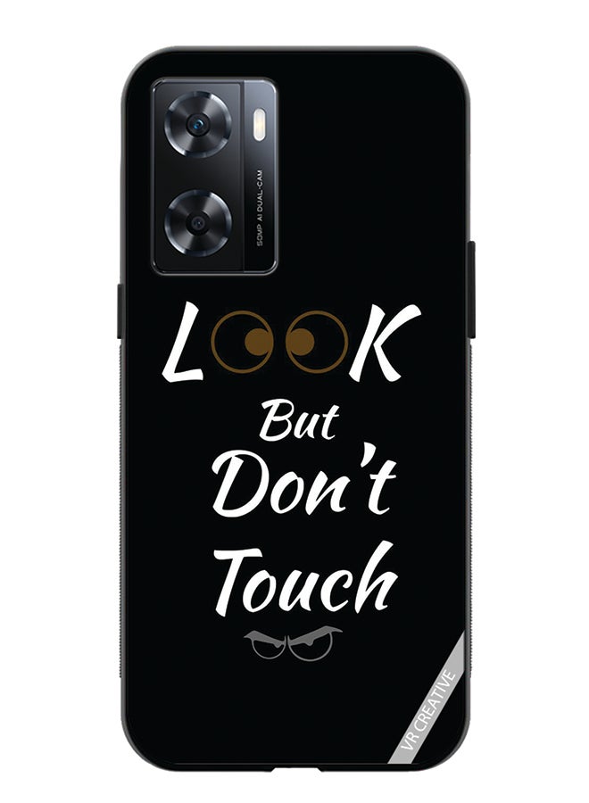 VR CREATIVE Protective Case Cover For Oppo A57/A77s Look But Don't Touch Design Multicolour - Image 1