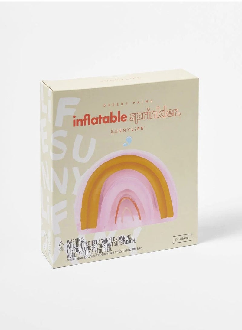 SUNNY LIFE Inflatable Sprinkler Rainbow - Peachy Pink - Image 3