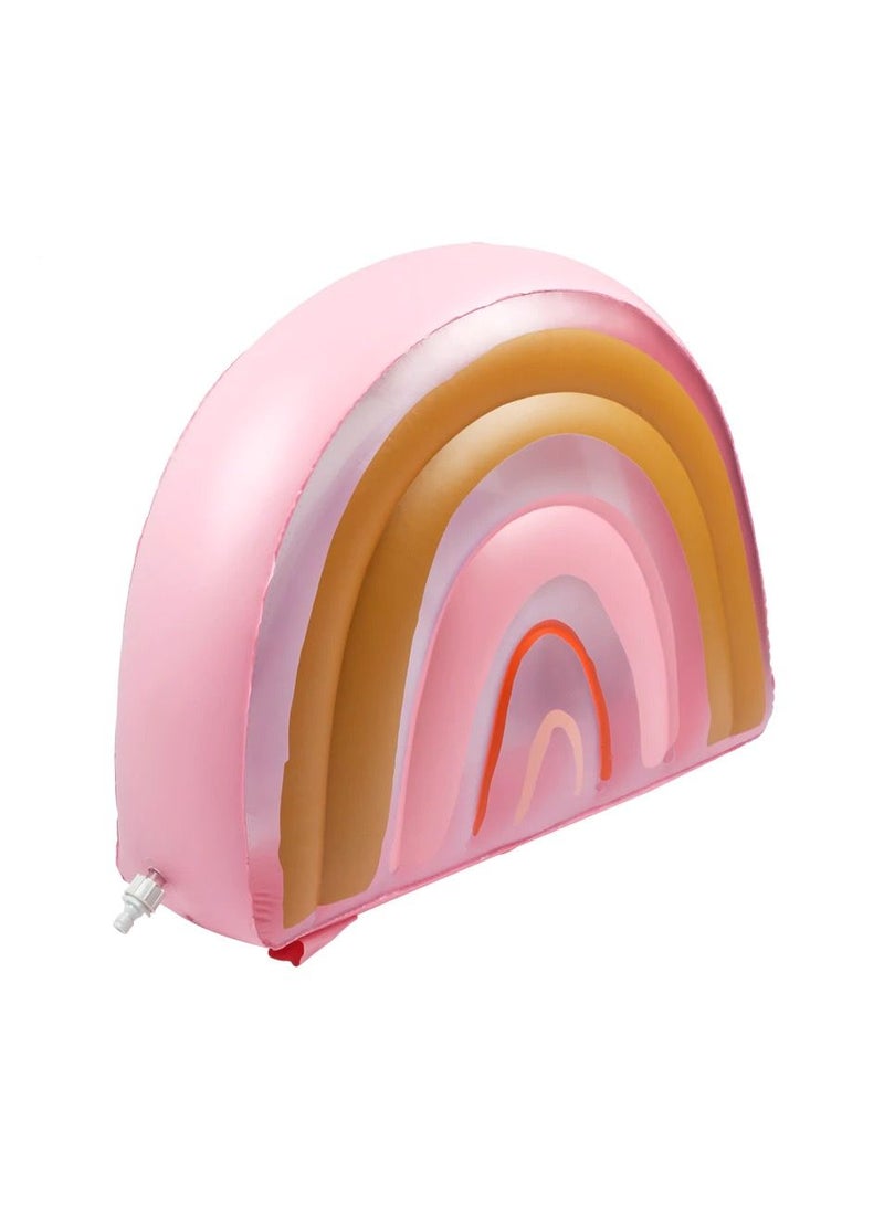 SUNNY LIFE Inflatable Sprinkler Rainbow - Peachy Pink - Image 1