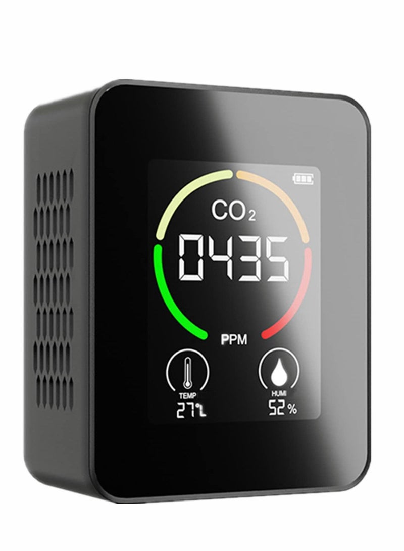 CO2 Detector, CO2 Detector Air Monitor, Carbon Dioxide Detector with Temperature Humidity - Image 1