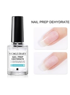 NICOLE DIARY 2 Pcs Long-lasting Nail Dryer and Base Coat for Preparing and Drying Nails Acid-Free Formula Professional Natural Base Coat Set for Acrylic Powder and Gel Nail Polish  - Image 2