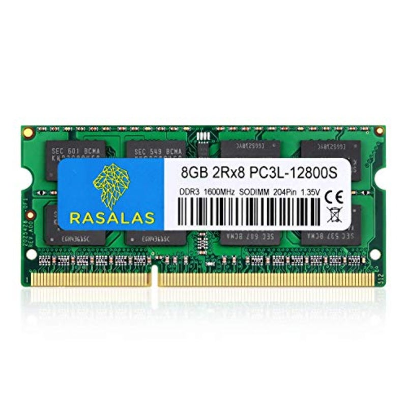 8GB DDR3L 1600MHz PC3-12800 PC3L 12800S غير مخزنة غير ECC 1.35V CL11 2Rx8 ثنائي الرتبة 204 Pin SODIMM وحدة ذاكرة الكمبيوتر المحمول الدفتري ترقية 8GB - Image 1