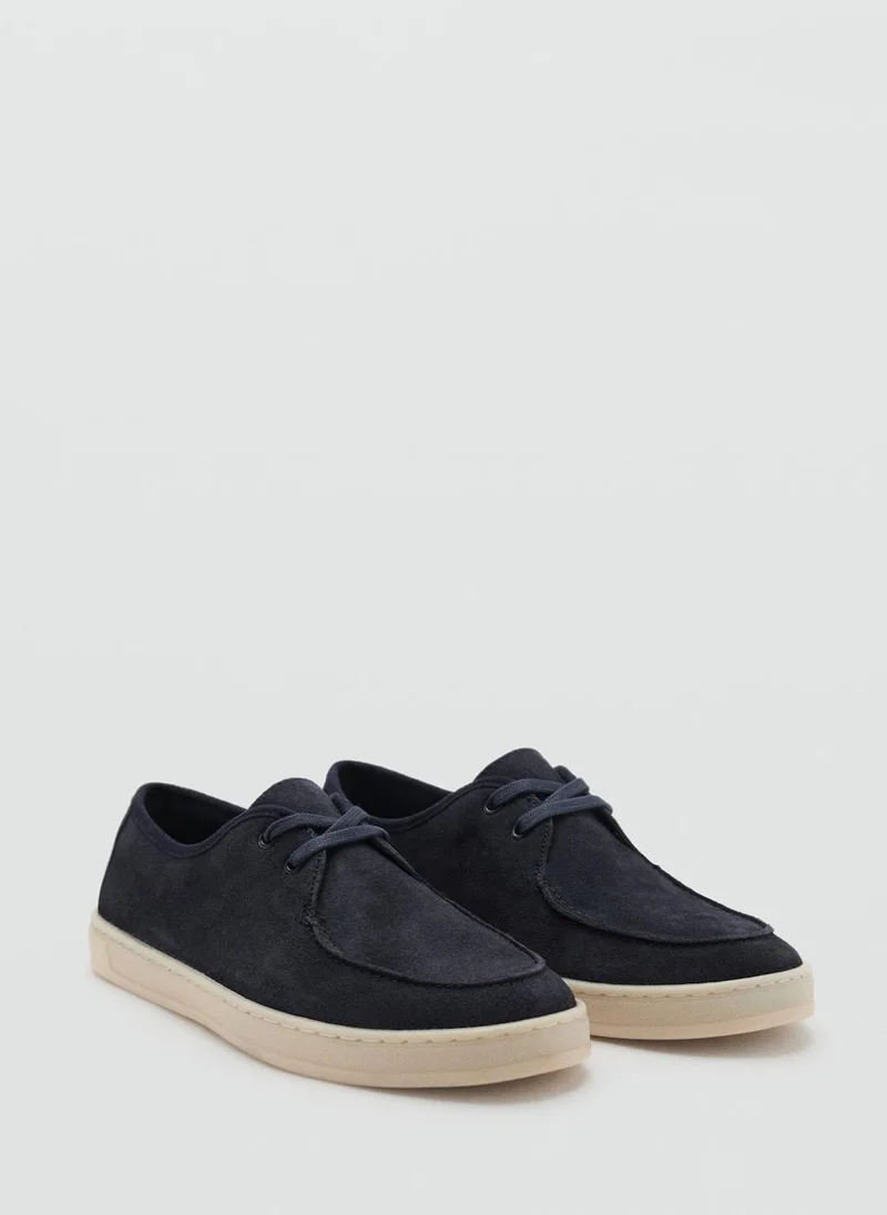 مانجو مان Casual Suede Nautical Shoes