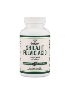 Double Wood Supplements Shilajit Pure Himalayan Capsules (20% Fulvic Acid Supplement) 1000Mg Of Authentic Shilajit Extract Per Serving 120 Count (High In Trace Minerals No Fillers Manufactured In The Usa) By Double Wood  - Image 5