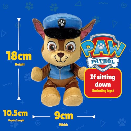 Ty - Paw Patrol Collection, Chase, All The Heroes of The Puppy Squad in Floppy Version, Soft Plush to Collect, Gift Idea for Young and Old - 20 cm - T44014 - Image 3