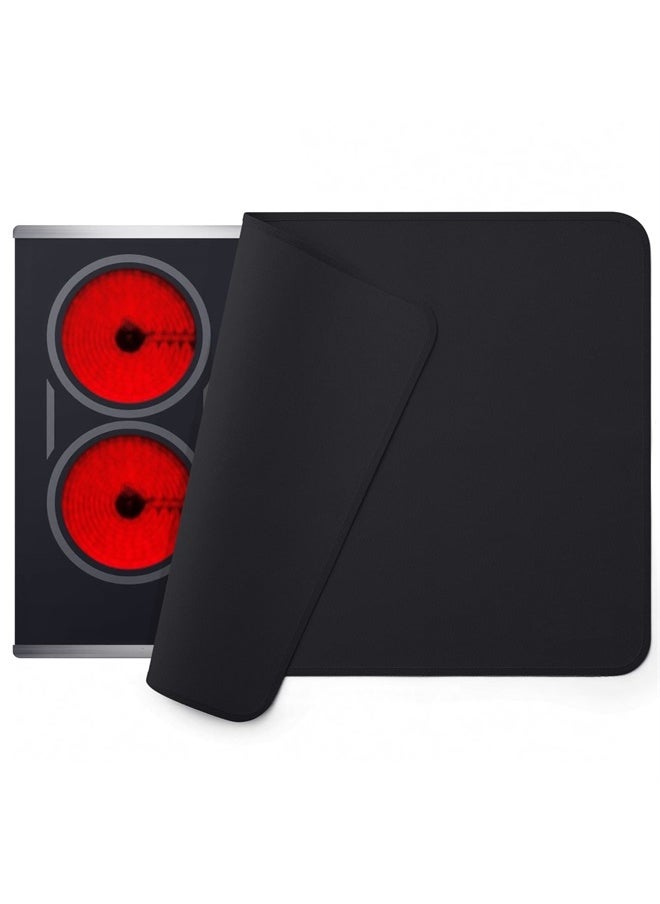 FLASLD - Fireproof and Waterproof Stove Top Covers, 21×36 inch Electric Stove Cover Mat, Glass Top Stove Cover - Ceramic Glass Cooktop Protector - Flat Top Oven Cover, Black Without Logo - Image 1