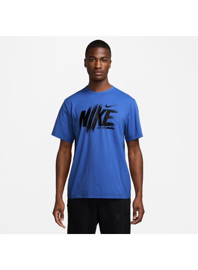 Nike Men’s Nike Dri-FIT UV Hyverse Short-Sleeve Graphic Top - Image 2