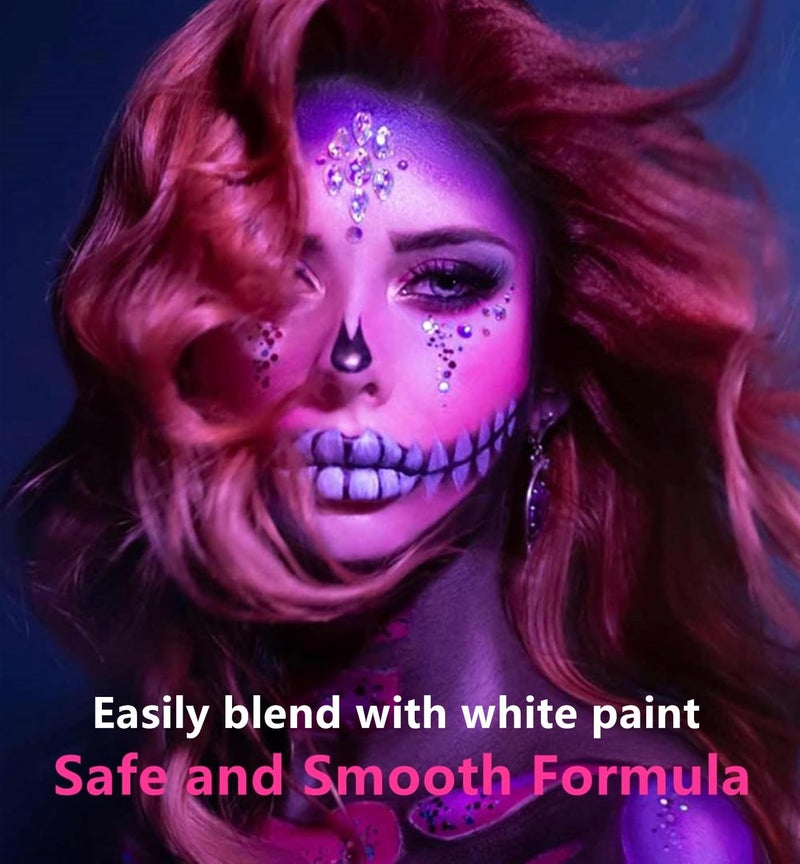 Go Ho Go Ho Hot Pink Face Paint Stick(0.85oz),Water Based Cream Pink Body Paint Washable,Liquid Concealer,Covers Oil-Free,Halloween Cosplay SFX Foundation Makeup - Image 3