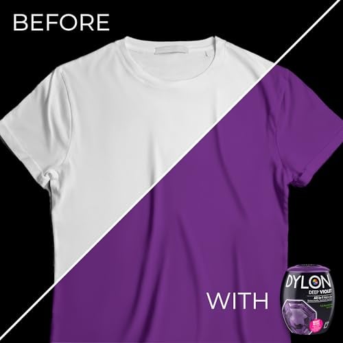 Dylon Washing Machine Fabric Dye Pod for Clothes & Soft Furnishings, 350g – Deep Violet - Image 4