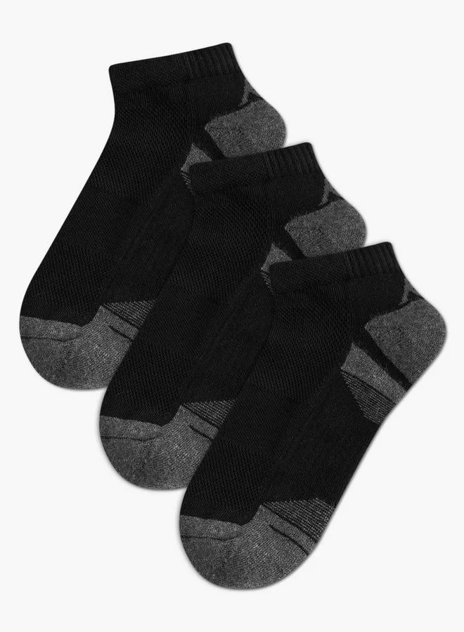 كابا Kappa Men Socks Ankle Length Half Terry - Set of 3