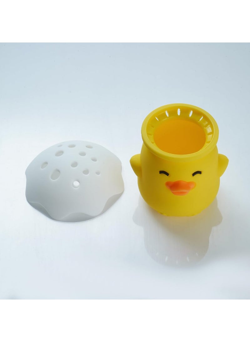Duck Refrigerator Baking Soda Deodorizer Holder, Refrigerator Odor Absorber Refrigerator Odor Eliminator, Can Absorb Odor, Food Grade Refrigerator Odor Eliminator (Yellow）