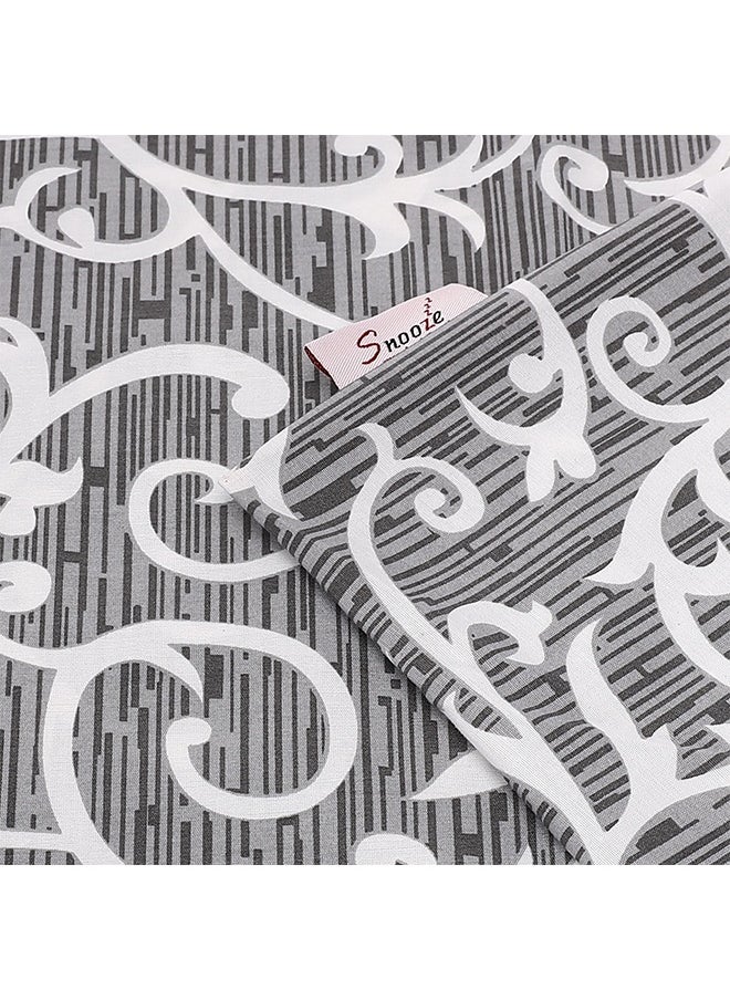 سنوز طقم ملاية سرير باستيك 3 قطع، ملاية+ 2 كيس وسادة إضافي، تصميم بيتال  - Image 2