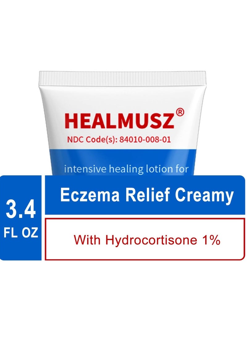 100g Eczema Cream Anti Itch Cream for Eczema Prone and Dry Skin Relief for Itching Redness Flaking and Irritated Maximum Strength Eczema Relief Cream