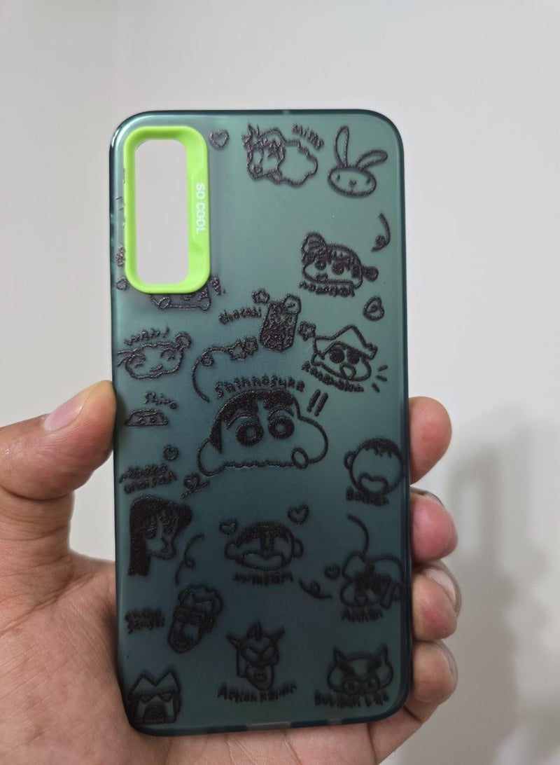 Cartoon Design Back Cover Compatible with  Phone Samsung Galaxy A50 - Image 1