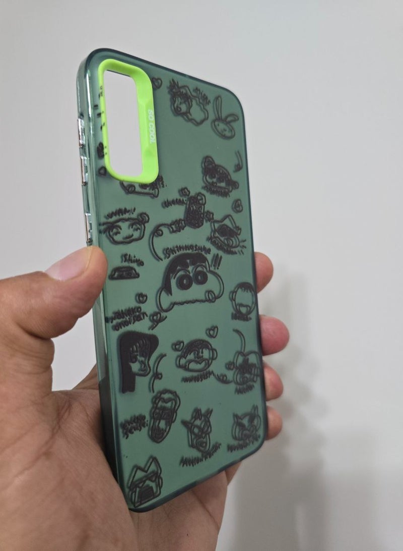 Cartoon Design Back Cover Compatible with  Phone Samsung Galaxy A50 - Image 2