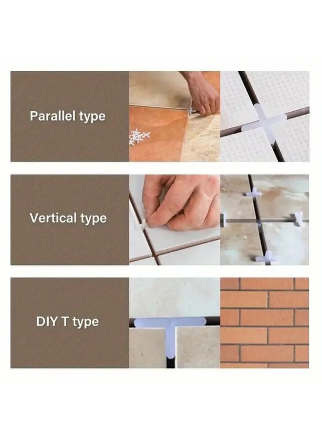500pcs 2 0mm Cross Tile Spacers Reusable Ceramic Tiler Leveling System For Wall Floor - Image 2