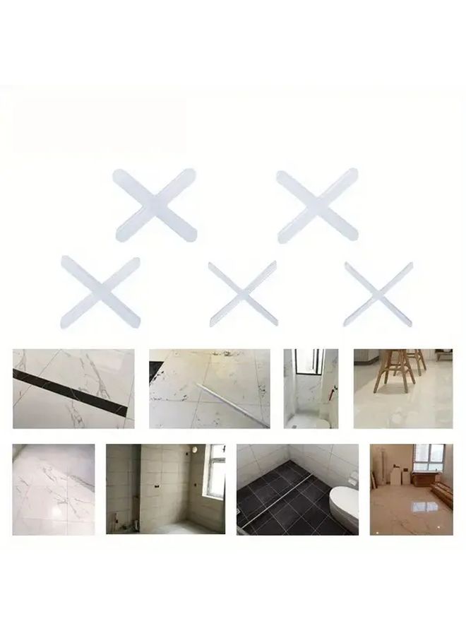 500pcs 2 0mm Cross Tile Spacers Reusable Ceramic Tiler Leveling System For Wall Floor - Image 5