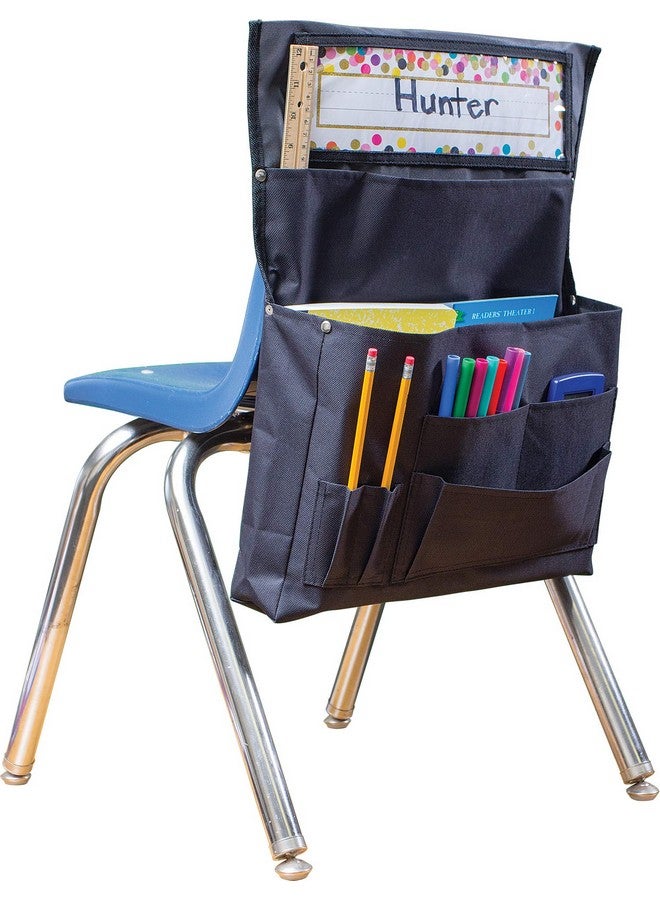 Teacher Created Resources Black Canvas Chair Pocket (TCR20883) - Image 1