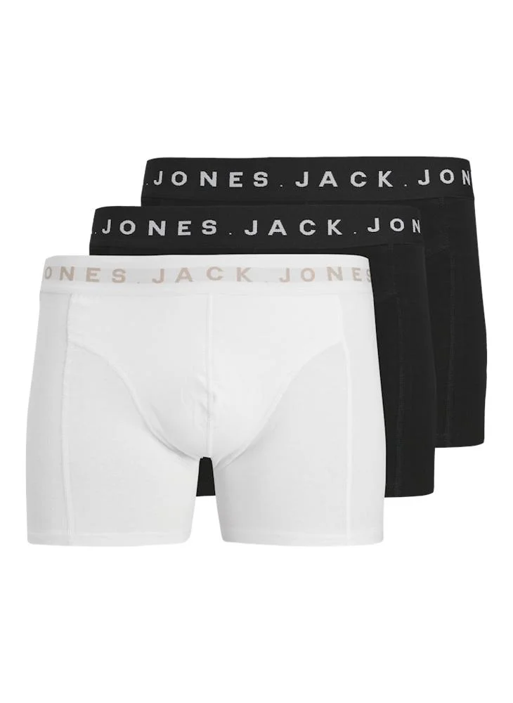 جاك اند جونز عبوات جاكبينيت ثلاثية من السراويل الداخلية السادة