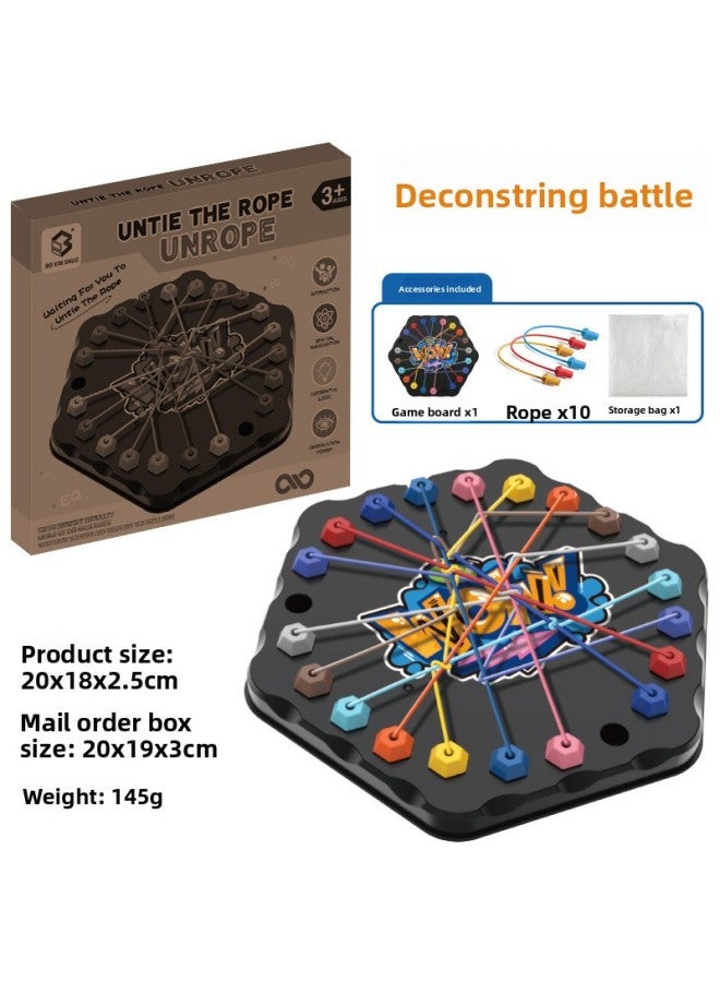 حل الحبل، التحدي الكبير، تدريب التفكير، معركة بين شخصين، تفاعل الوالدين والطفل، اهتزاز النغمة مع لعبة لوحية تعليمية، ألعاب الأطفال