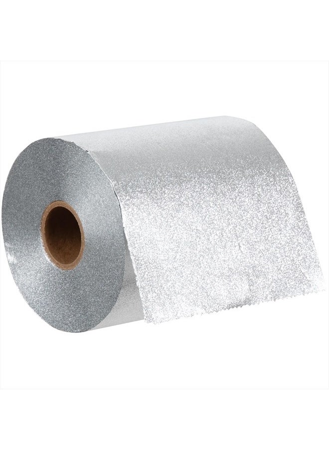ForPro Professional Collection Expert Embossed Aluminum Foil Roll, 320 Ft Hair Foils for Color Application and Highlighting Services, Silver, Medium, 5W  - Image 5