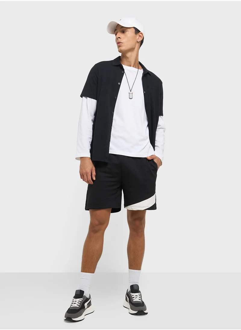 Seventy Five Drawstring Casual Shorts