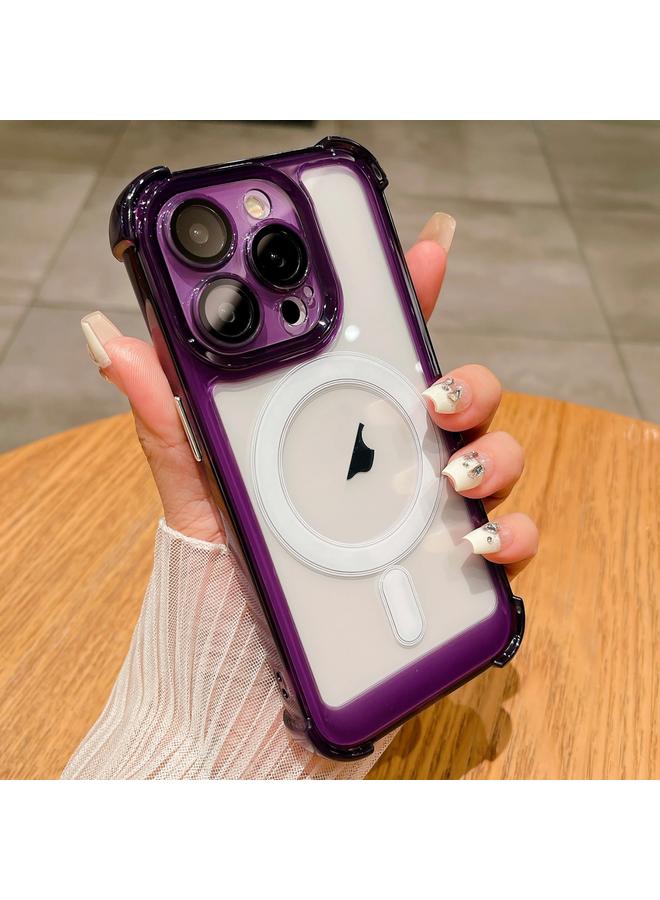 Zaboon Case For iPhone 13 Pro Max Clear Acrylic + TPU MagSafe Magnetic Phone Case - Image 1