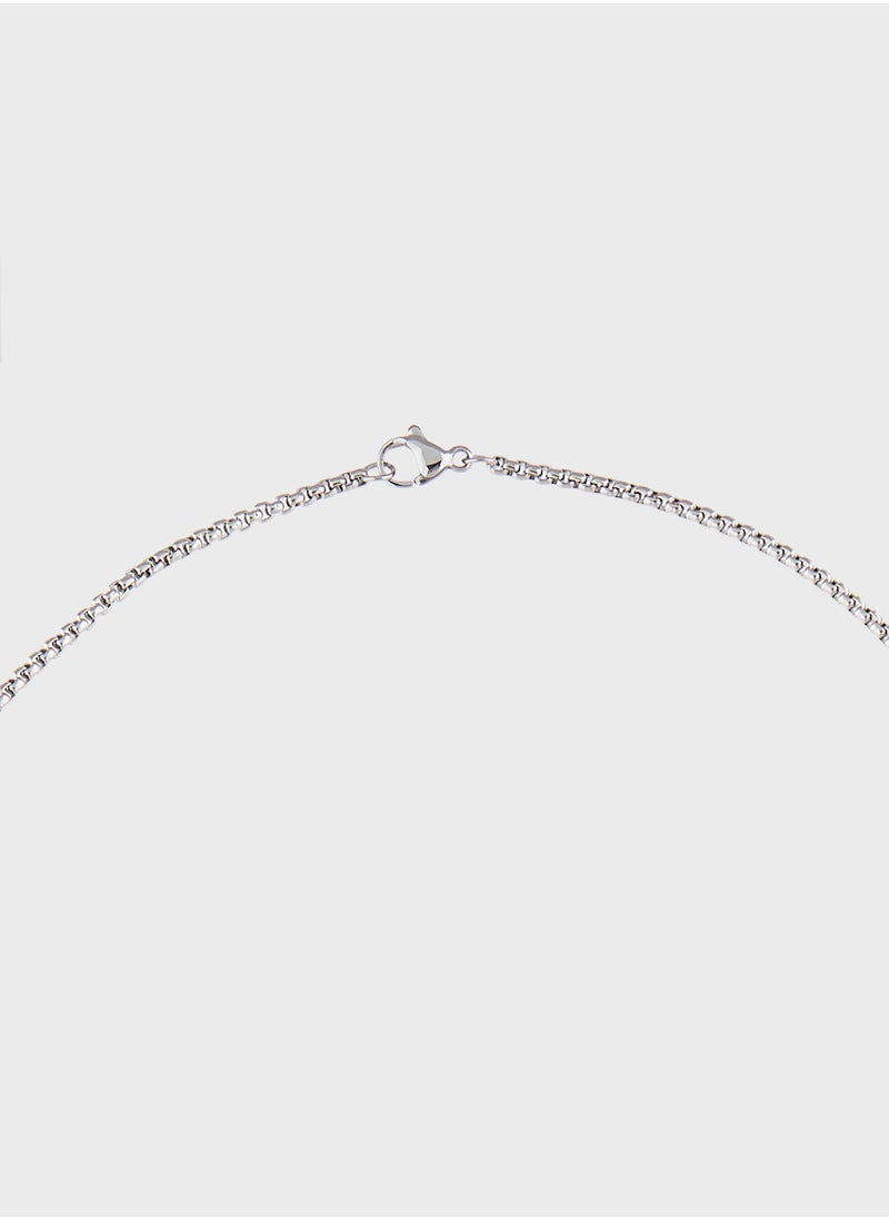 Robert Wood Pendant Chain Necklace  - Image 3