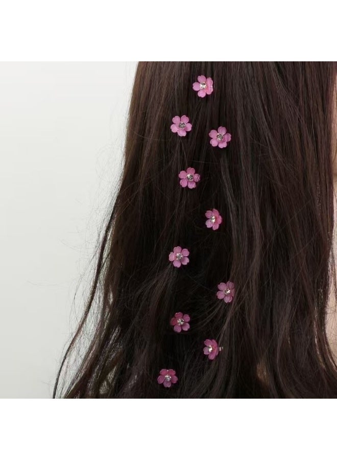 ٢٠ مشبك شعر صغير بشكل زهرة، مشابك كريستال للنساء والفتيات - Image 5