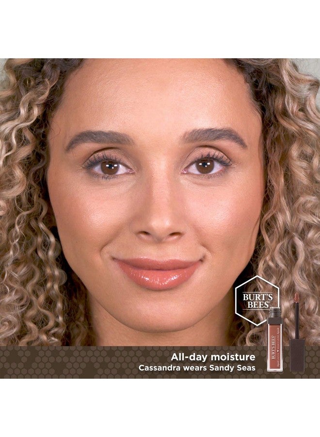 Burt's Bees 100% Natural Glossy Liquid Lipstick, Sandy Seas, 1 Tube - Image 5