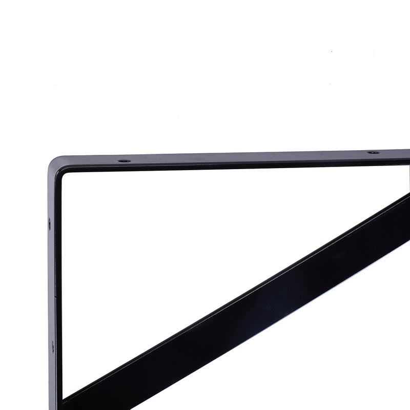 Neodrop 12-Pack 14 Inch Heavy Duty Shelf Brackets Large Wall Bracket For Garage Storage Shelves Black Powder-Coated Steel - Image 3