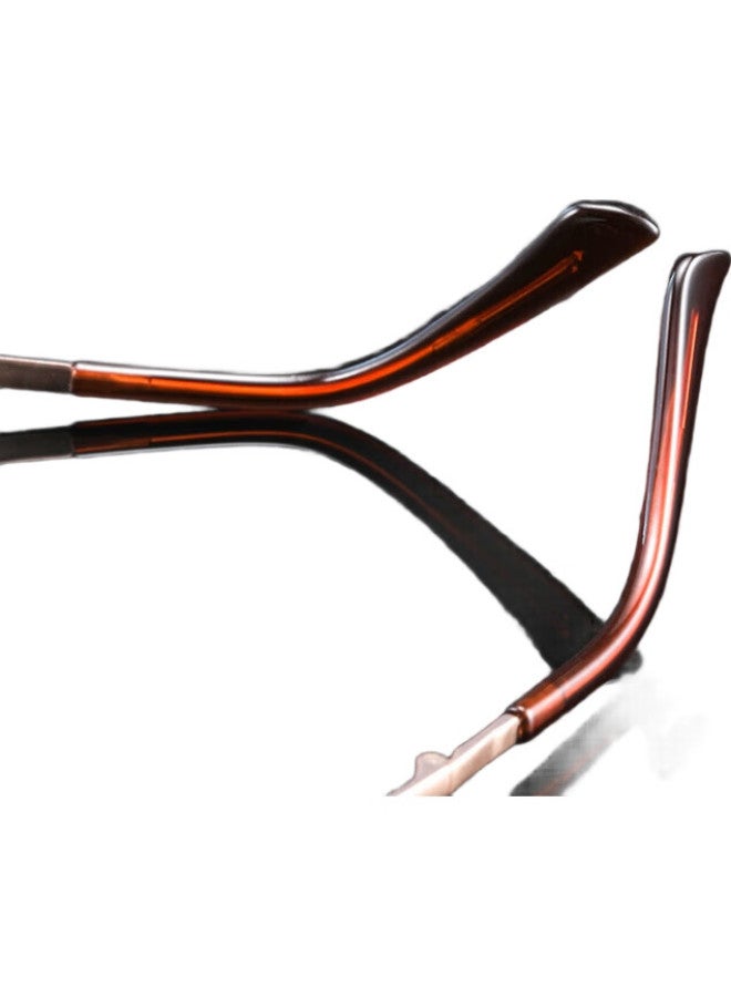 GOGOSOON Intelligent Zoom Folding Portable Natural Crystal Stone Reading Glasses For Elderly Men And Women - Image 1