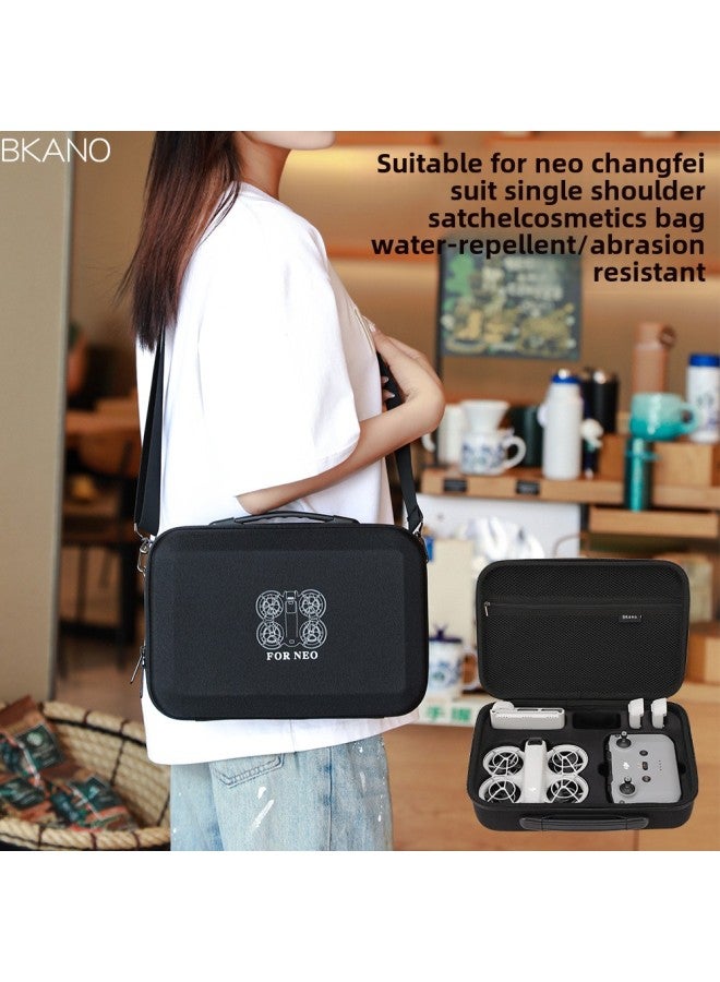 Bkano Is Suitable For DJI Neo Cosmetics Bag For DJI Neo Bag Changfei Suit Bag Cosmetics Bag Storage Box Box-Color:Neo Changfei Version Black Shoulder Storage Box-Size:About 31*21*9cm  - Image 2