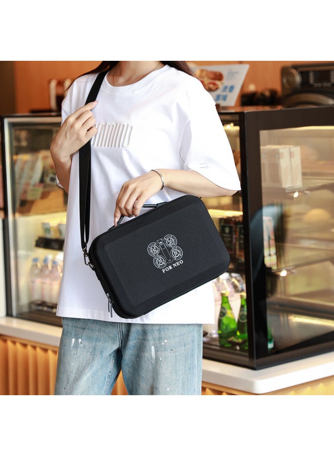 Bkano Is Suitable For DJI Neo Cosmetics Bag For DJI Neo Bag Changfei Suit Bag Cosmetics Bag Storage Box Box-Color:Neo Changfei Version Black Shoulder Storage Box-Size:About 31*21*9cm  - Image 3