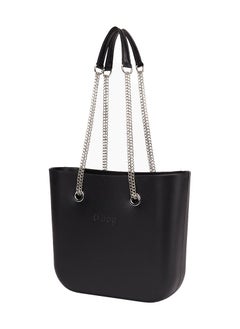 O bag O bag mini with Long Double Chain Handles in Black  - Image 3