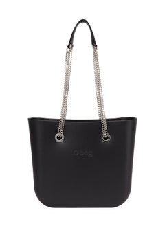 O bag O bag mini with Long Double Chain Handles in Black  - Image 2