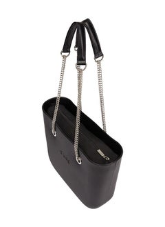 O bag O bag mini with Long Double Chain Handles in Black  - Image 5
