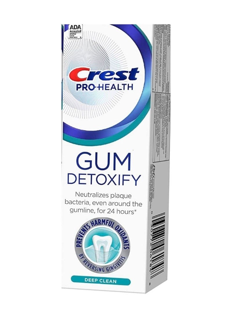 Crest - Whitestrips Vivid Plus Teeth Whitening Strip Kit 24 Count|Crest Pro-Health Gum Detoxify Toothpaste Deep Clean 3.7 oz - Image 1