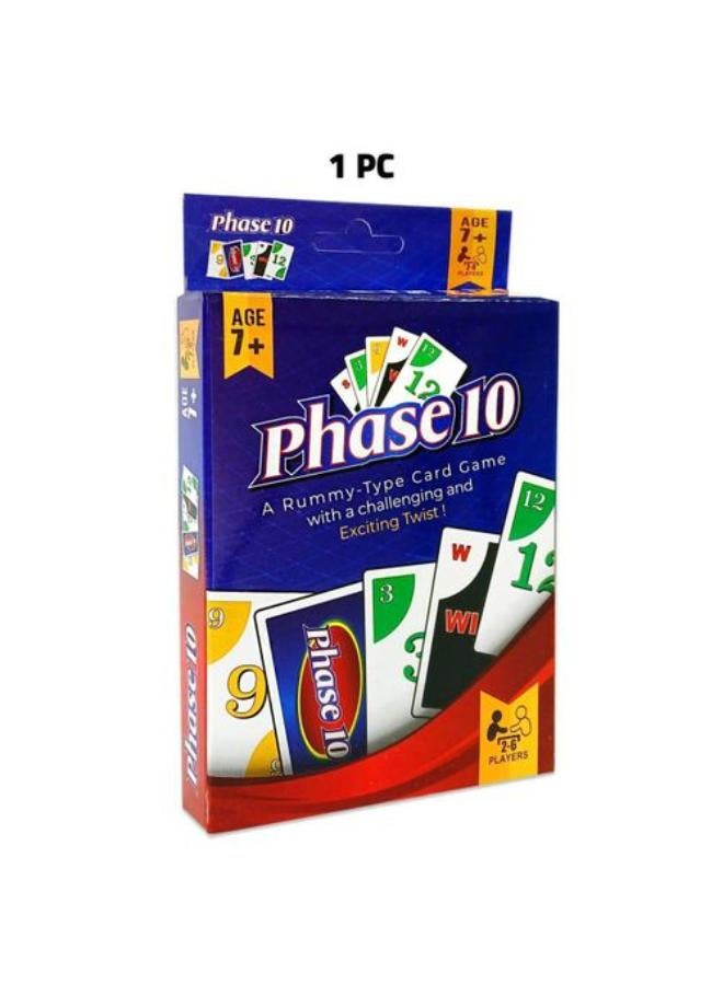 لعبة جماعية – لعبة ورق – المرحلة العاشرة – تحدي كلاسيكي في 10 مراحل ممتعة – لعبة المرحلة العاشرة – 108 بطاقة - Image 1