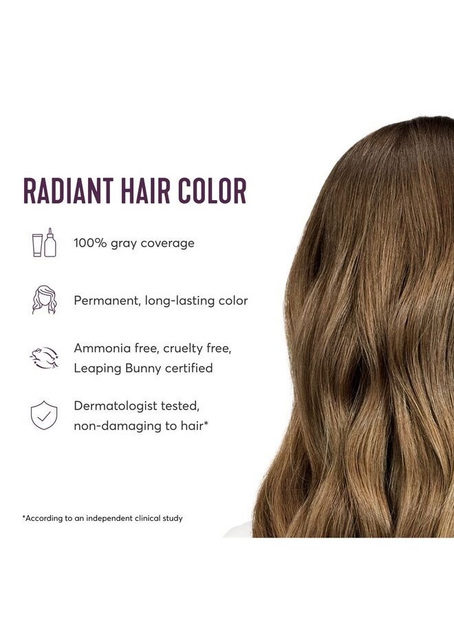 Madison Reed - Radiant Hair Color Kit, Light Neutral Brown for 100% Coverage of Resistant Gray Hair, Ammonia-Free, 7.5NNA Umbria Light Brown, Permanent Hair Dye, Pack of 1 - Image 1