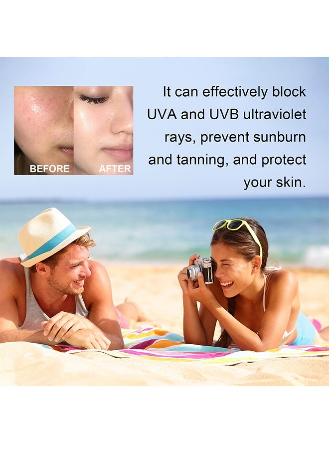 OUHOE UVB/UVA Protection Sunscreen Lotion,BODY & FACE Sunscreen Lotion,Vitamin E SPF 100 UVA/UVB Protection,Very Water & Sweat Resistant Lightweight ,Non Greasy Quick Absorption Protection from Skin burn Damage 50G - Image 2