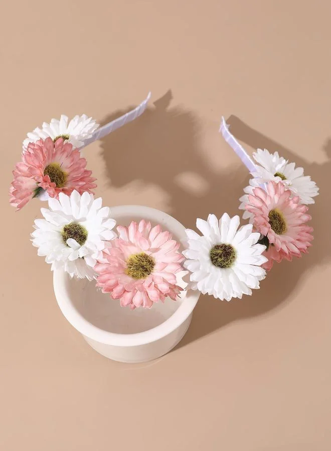 Take Two  Floral Daisy Embellished Hairband for Women | Best Price UAE