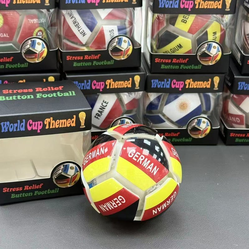 2026 World Cup Football Toy Stress Relief Keychain with LED Light - Image 1
