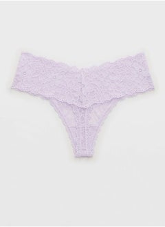 Aerie Lace High Leg Thong  - Image 2