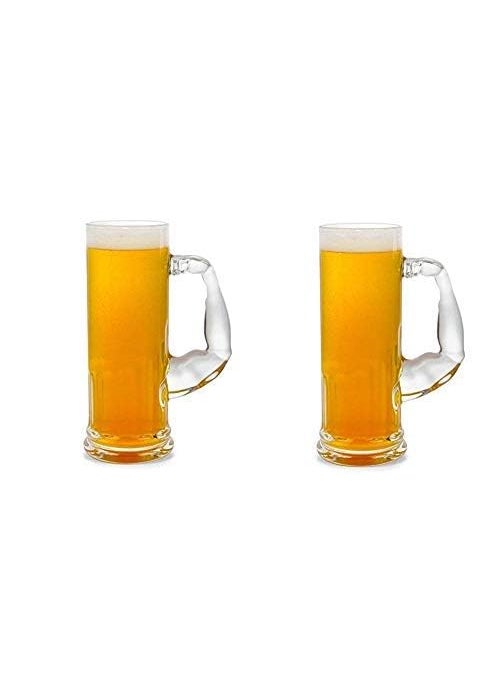 HEIP HEIP Italian Premium Glass Beer Mug Transparent 600ml SAT of 1  - Image 4