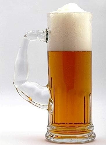 HEIP HEIP Italian Premium Glass Beer Mug Transparent 600ml SAT of 1  - Image 3