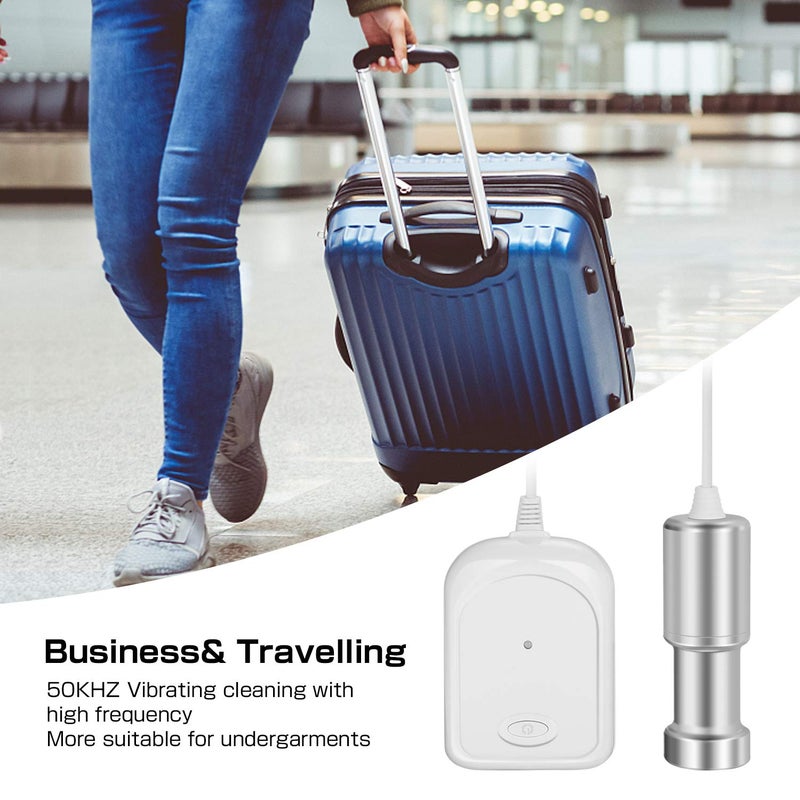 BlumWay BlumWay Jewelry Cleaner Machine,Sonic Cleaner Portable Household Ultrasonic Eyeglass Cleaner, Professional Ultrasonic Cleaning Machine for Jewelry Silver Diamonds Ring Glasses Fruits Vegetable  - Image 5